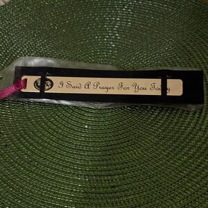 24k Gold Plated Elegant Black and Gold Bookmark